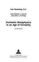 Copertina  Authentic metaphysics in an age of unreality