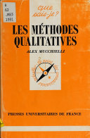 Copertina  Les *méthodes qualitatives