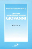 Copertina  3: Capitoli 13-17   LETTURA DELL'EVANGELO SECONDO GIOVANNI