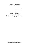 Copertina  Aldo Moro : cultura e impegno politico